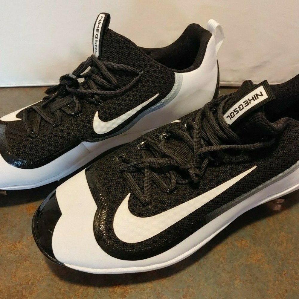 Nike Men's Alpha Huarache Low Black White 12.5